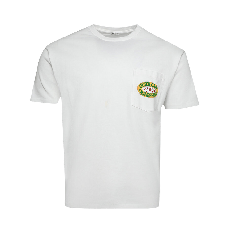 Bode Cranberries Pocket Tee "Cream"