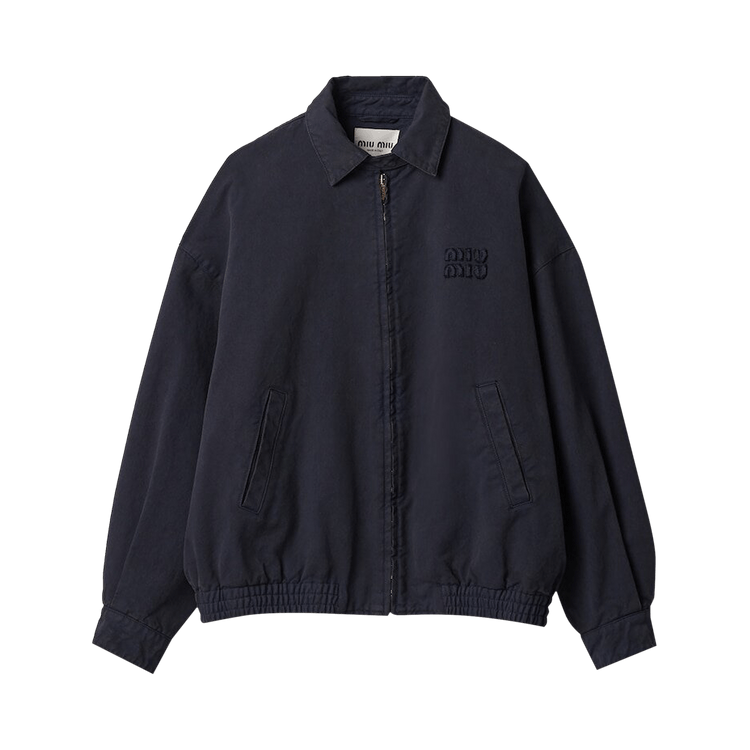 Miu Miu Gabardine Jacket "Blue"