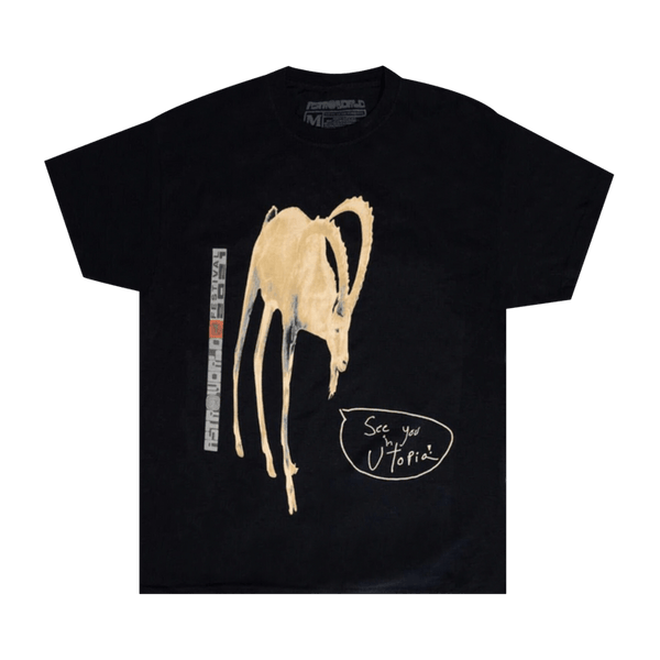 Cactus Jack by Travis Scott Goat Tee "Washed Black"