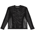 Andersson Bell Dellen Net Crewneck Sweater "Black"