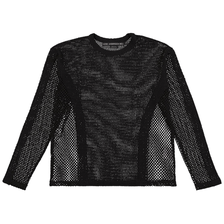 Andersson Bell Dellen Net Crewneck Sweater "Black"