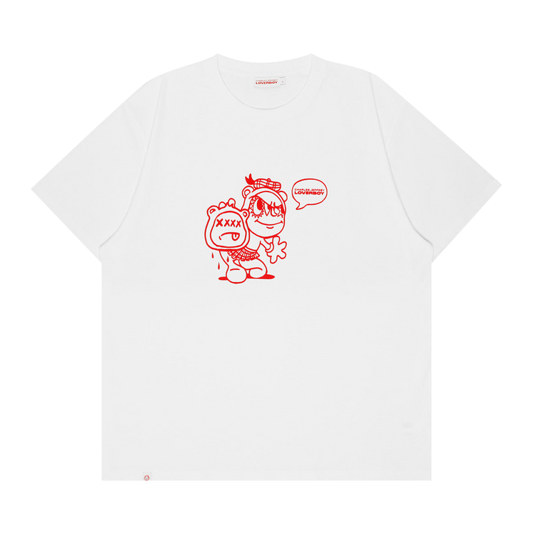 Charles Jeffrey Loverboy 90s Short-Sleeve Tee "White"