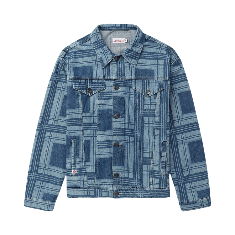 Charles Jeffrey Loverboy Oversized Denim Jacket "Blue"