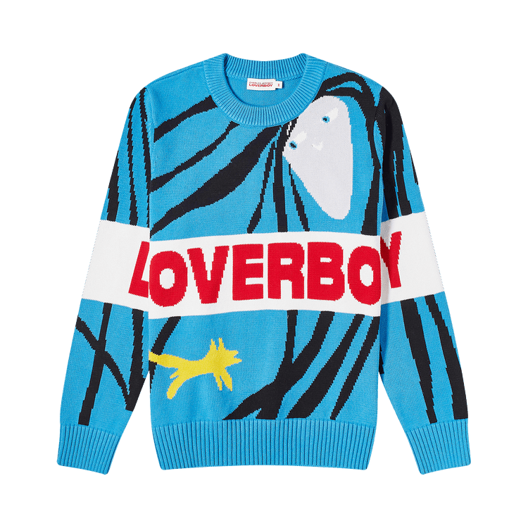 Charles Jeffrey Loverboy Loverboy Logo Jumper "Blue"