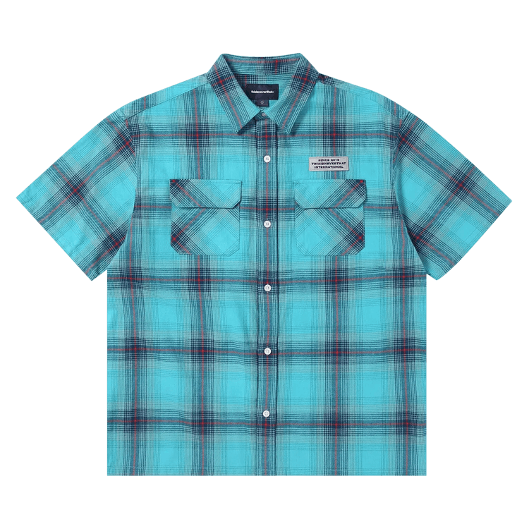 thisisneverthat Ombre Check Shirt "Green"