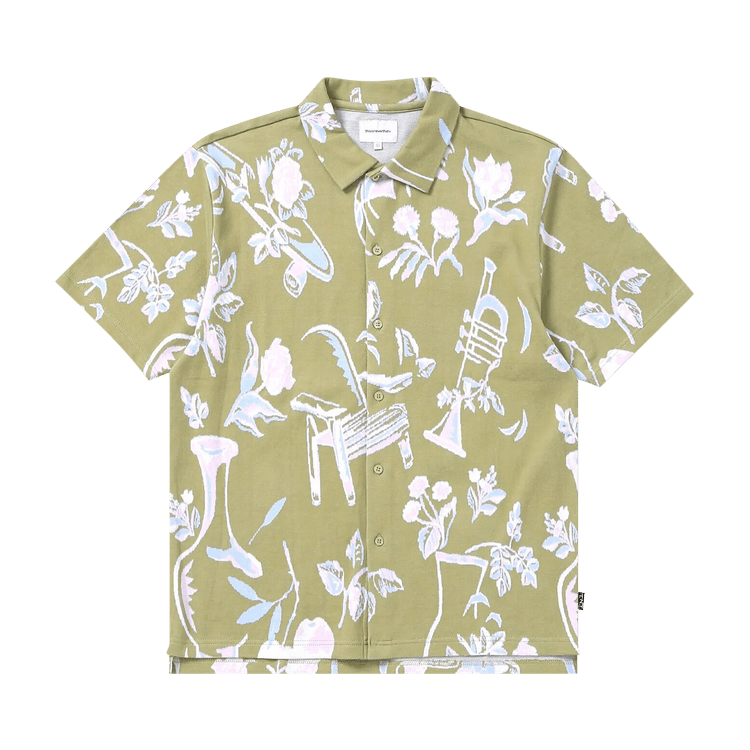 thisisneverthat Object Jacquard Top "Green"