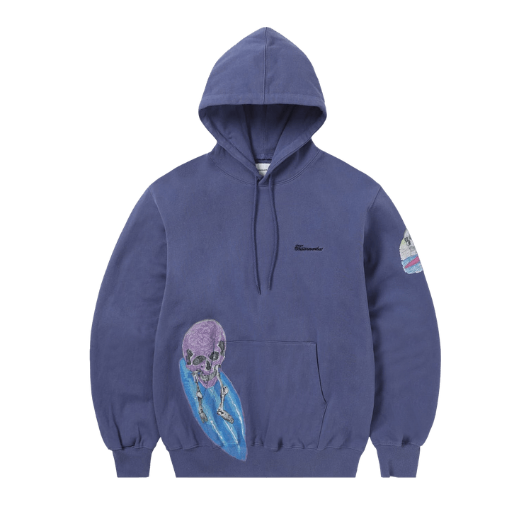 thisisneverthat Surfing Skull Hoodie "Purple Blue"
