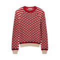 Wales Bonner Unity Sweater "Red/Ivory"