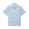Wales Bonner Highlife Bowling Shirt "Light Blue"