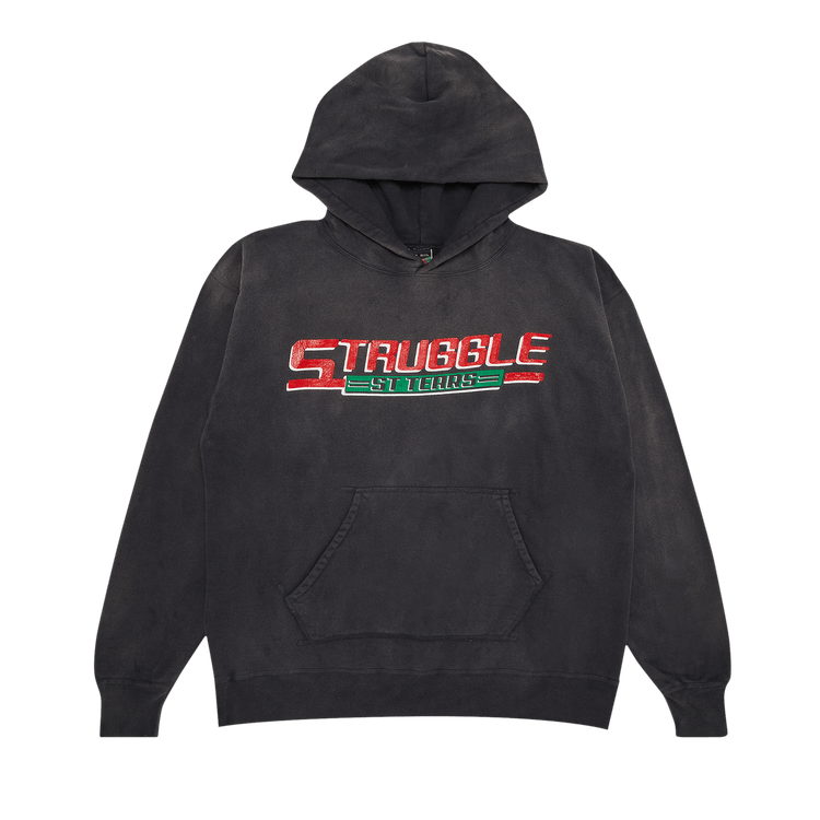 SAINT Mxxxxxx x Denim Tears Struggle Hoodie "Black"