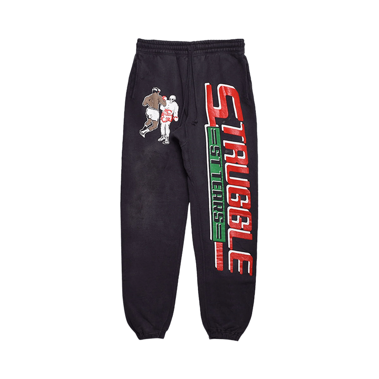 SAINT Mxxxxxx x Denim tears Struggle Sweatpants "Black"