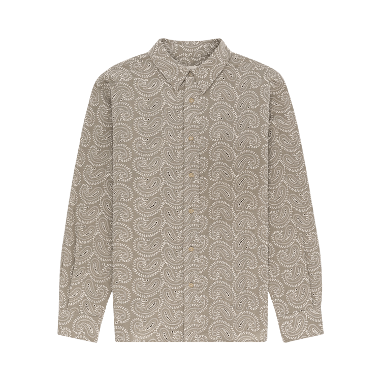 Aimé Leon Dore Paisley Embroidered Shirt "Laurel Oak"