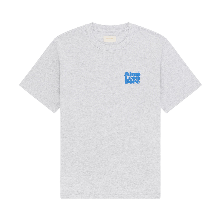 Aimé Leon Dore Stacked Logo Tee "Silver Mix"