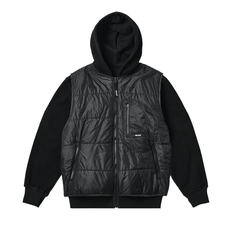 Palace Reversible Vest Hood "Black"