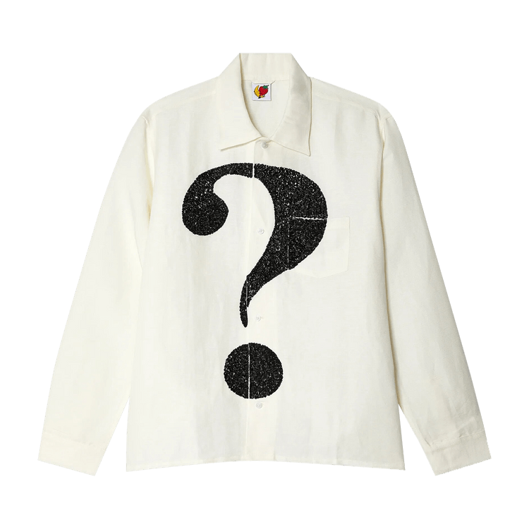 Sky High Farm Workwear Question Mark Shirt "White"