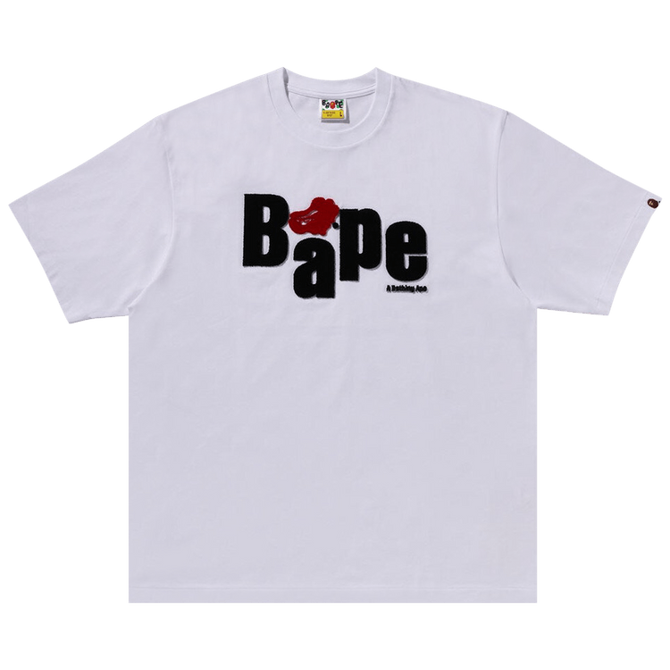 BAPE Heart Ape Head Relaxed Fit Tee "White"