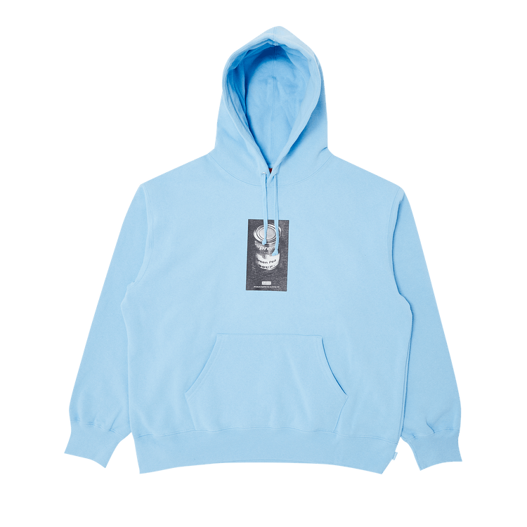 Supreme Soup Can Hooded Sweatshirt "Light Blue"