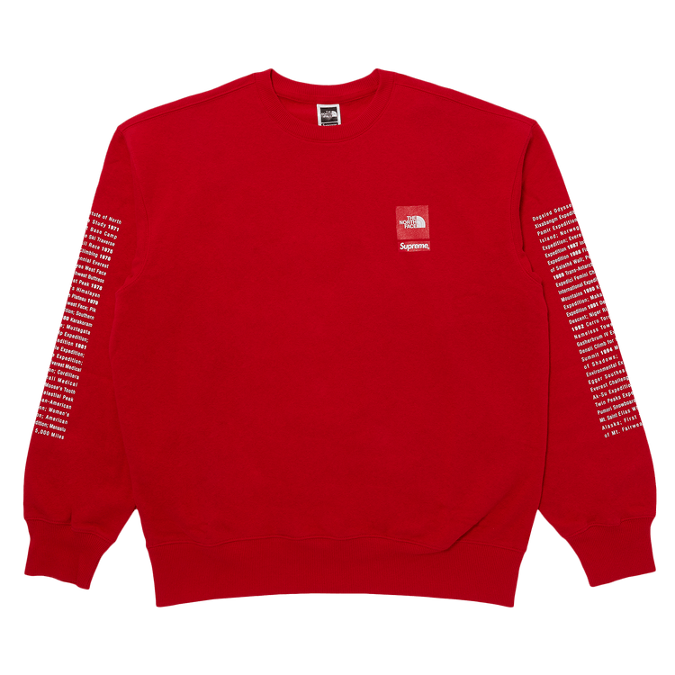 Supreme x The North Face Crewneck "Red"