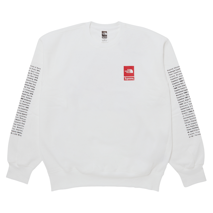 Supreme x The North Face Crewneck "White"