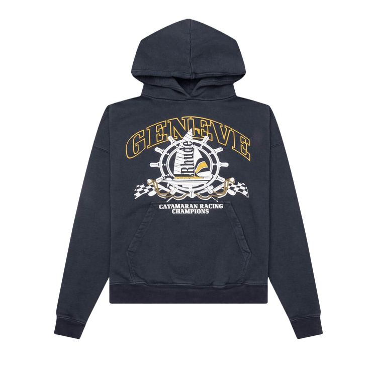 Rhude Geneve Catamaran Hoodie "Vintage Black"