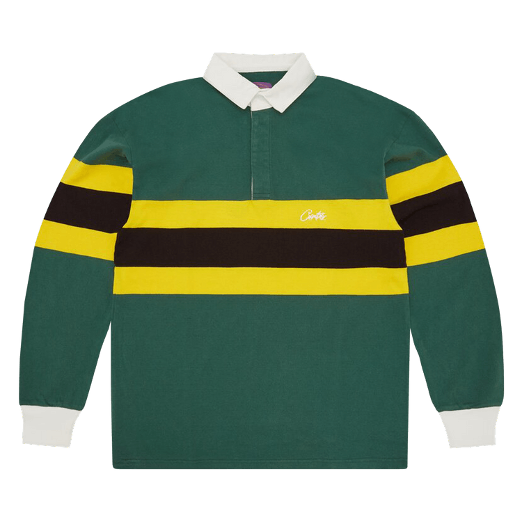 Corteiz Rugby Shirt "Forest Green"