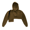 Ottolinger Knit Open Neck Hoodie "Green"