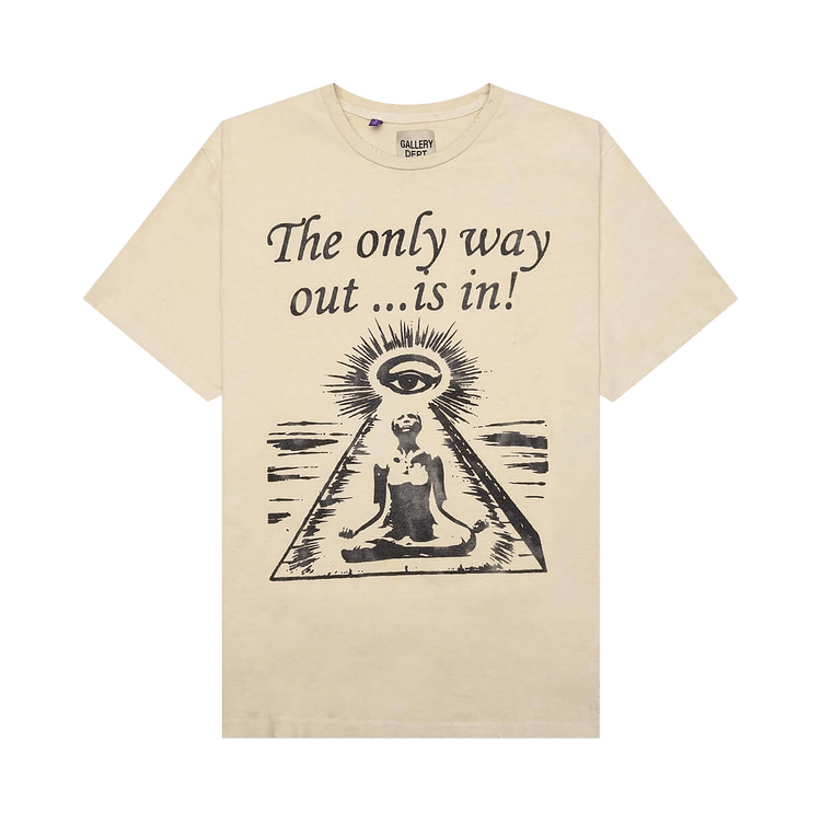 Gallery Dept. Only Way Out Tee "Antique White"