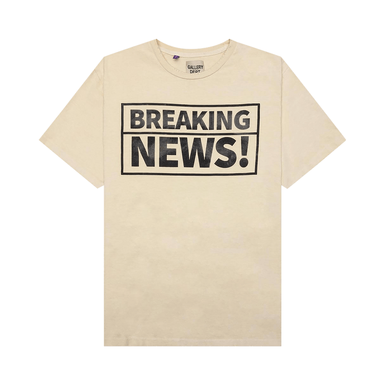 Gallery Dept. Breaking News Tee "Antique White"