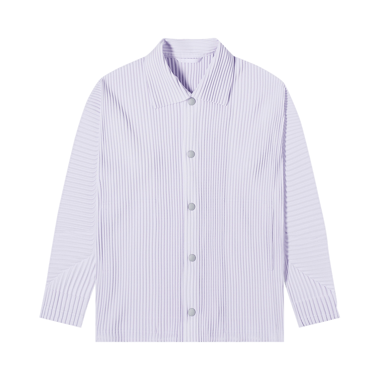 Issey Miyake Long-Sleeve Shirt "Soft Lavender"