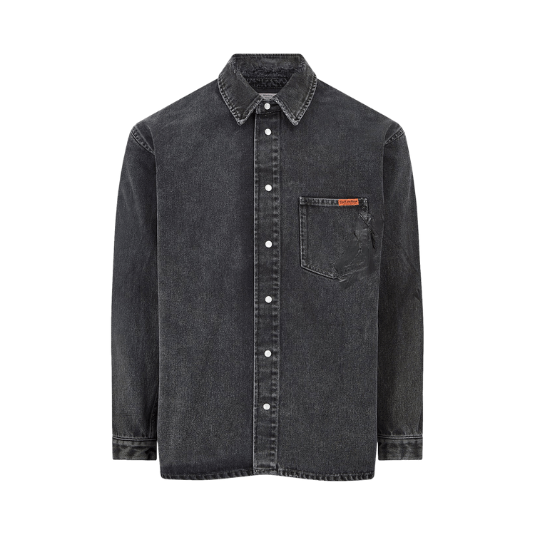 Martine Rose Denim Overshirt "Black"