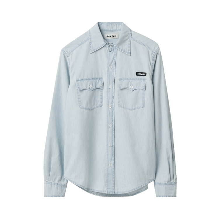 Miu Miu Denim Shirt "Celeste"