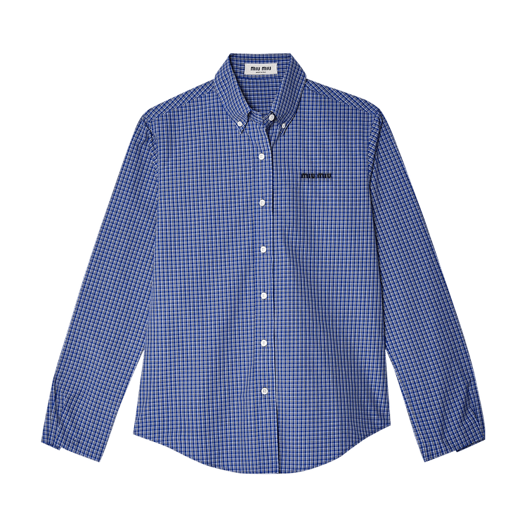 Miu Miu Check Shirt "Blue"