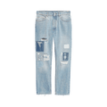 Palm Angels Destroyed 5 Pockets Denim "Light Blue"