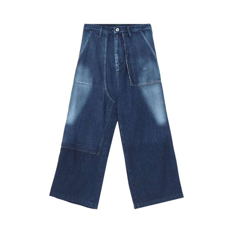 Y's Denim Straight Pants 'Indigo'