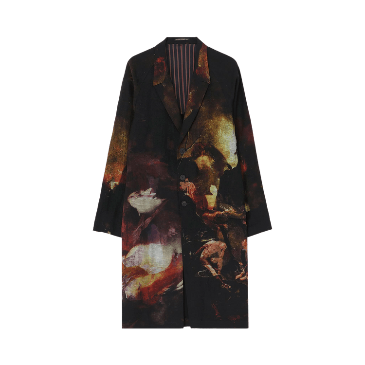 Yohji Yamamoto Pour Homme I-Designed Long Jacket "Black"
