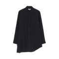 Yohji Yamamoto Pour Homme Asymmetric Placket Shirt "Black"