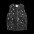 And Wander Diamond Stitch Down Vest "Black"