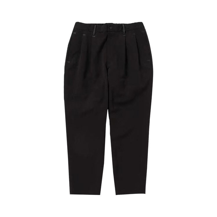 And Wander Plain Tailored Stretch Pants "Black"