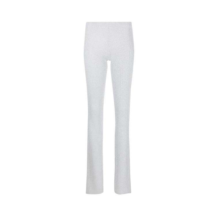 Dion Lee Light Reflective Rib Pant "Silver"