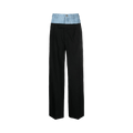 Dion Lee Hybrid Trouser "Black/Cyan"