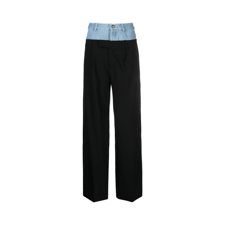 Dion Lee Hybrid Trouser "Black/Cyan"