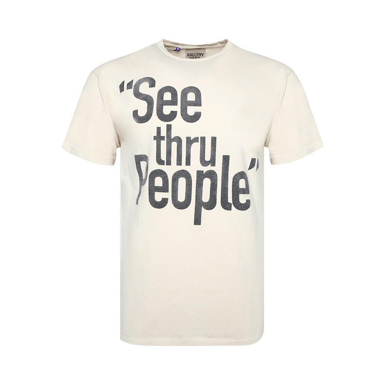 Gallery Dept. See Thru People Tee "Antique White"
