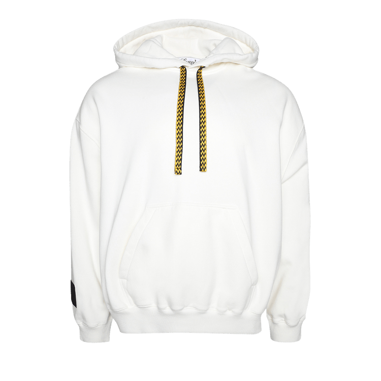 Lanvin Curb Lace Hoodie "White Mustang"