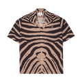 Rhude Zebra Silk Shirt "Black/Tan"