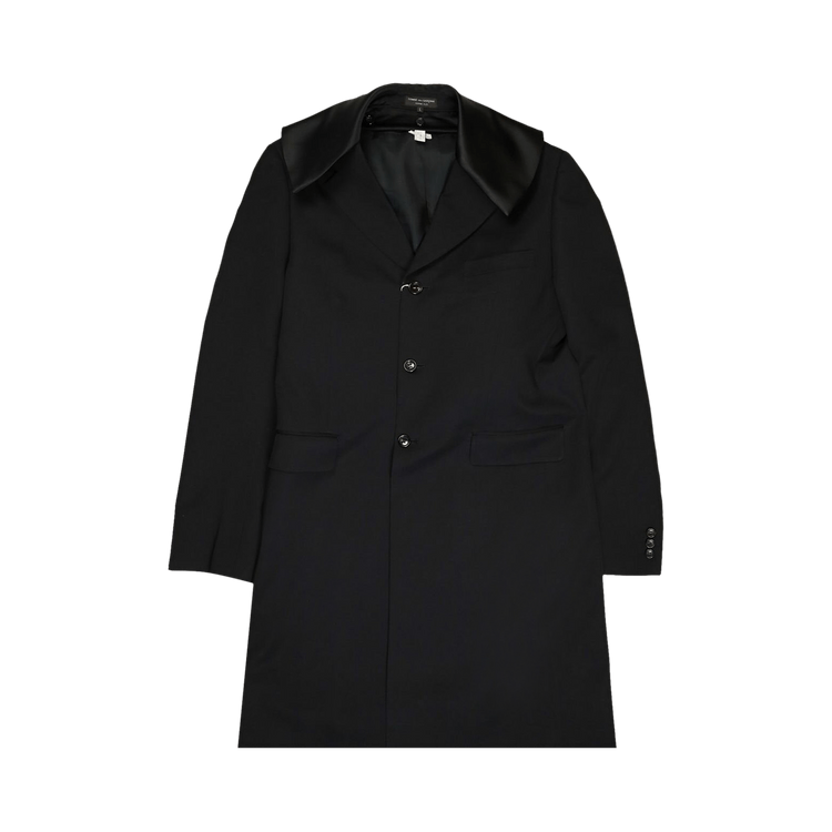 Comme des Garçons Homme Plus Single Breasted Coat "Black"