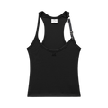 Courrèges Holistic Buckle 90's Rib Tank Top 'Black'