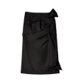 Simone Rocha Pressed Rose Pencil Skirt "Black"