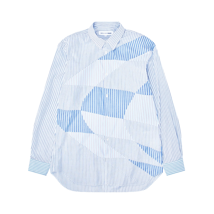 Comme des Garçons SHIRT Panelled Shirt "Blue"