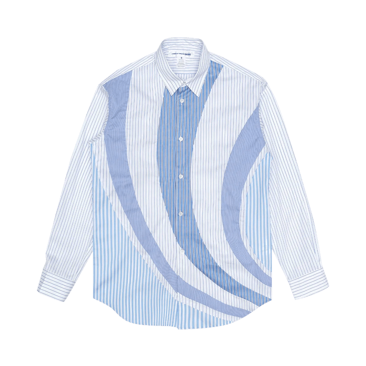 Comme des Garçons SHIRT Poplin Stripe Shirt "Blue"