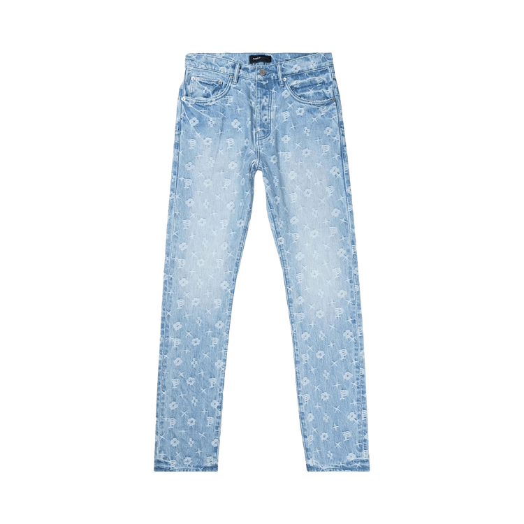 PURPLE BRAND Monogram Jeans "Light Indigo"